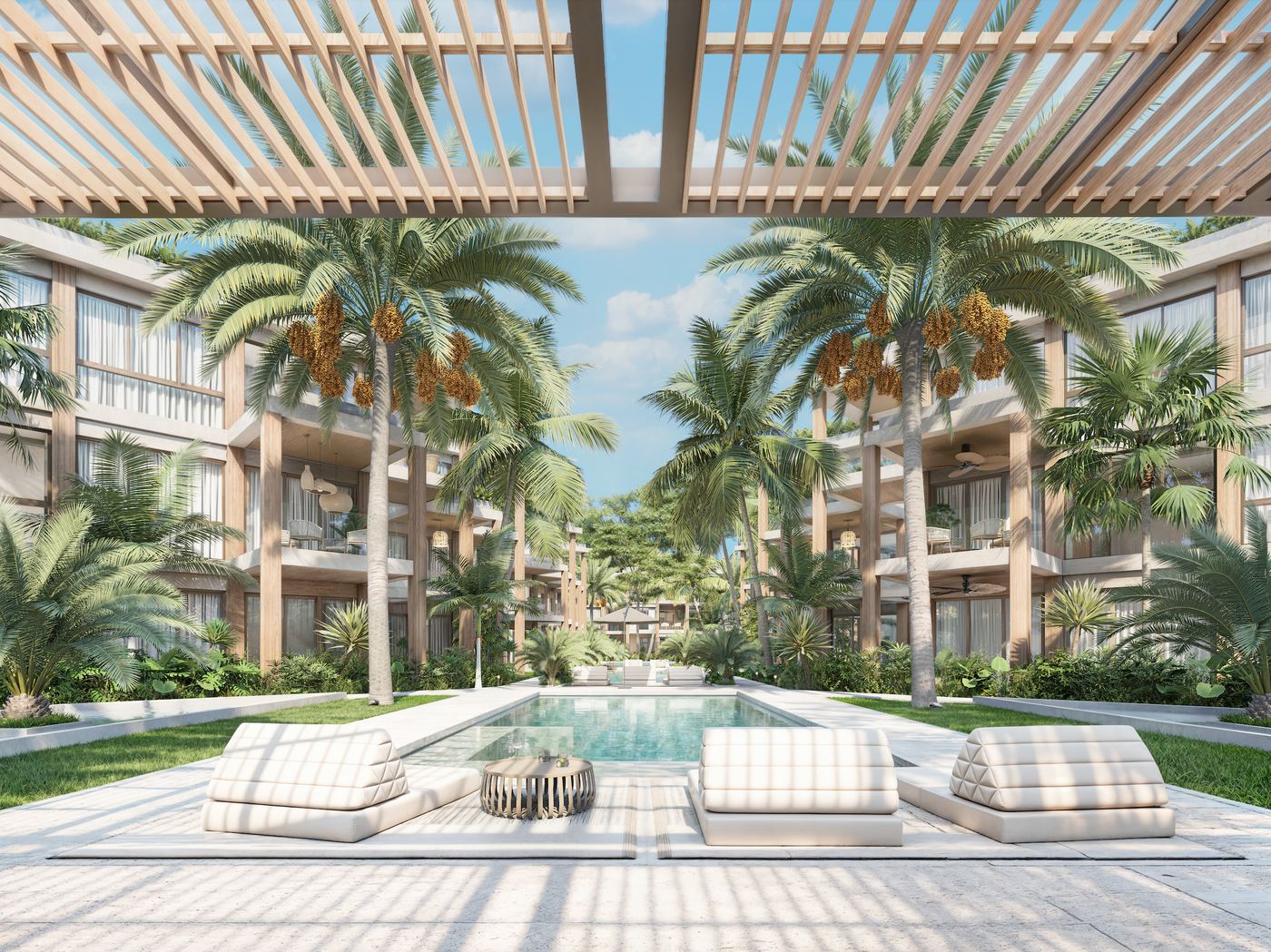Casa Cristalina — Social pool area