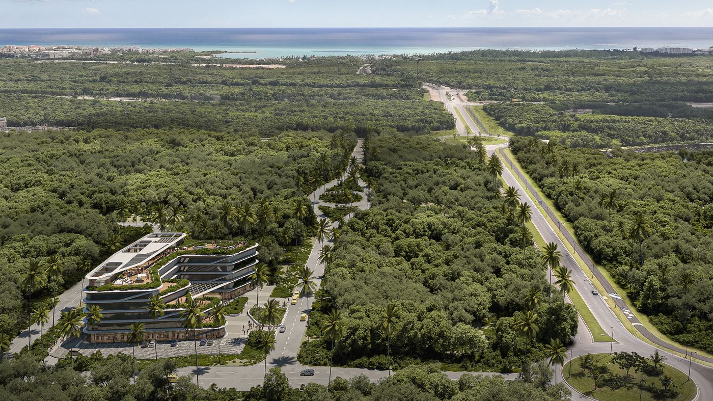Meridiano 18 — Aerial view