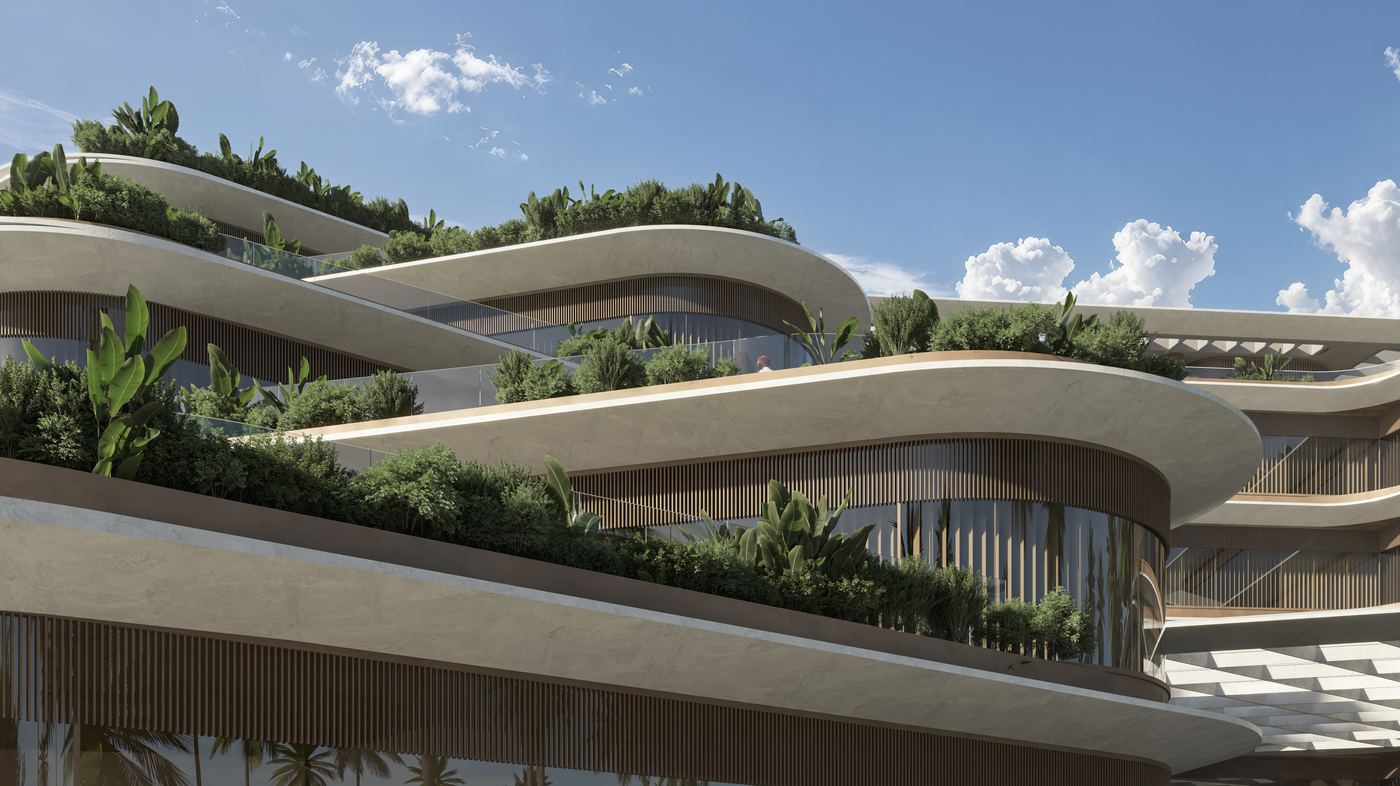 Meridiano 18 — Architectural detail