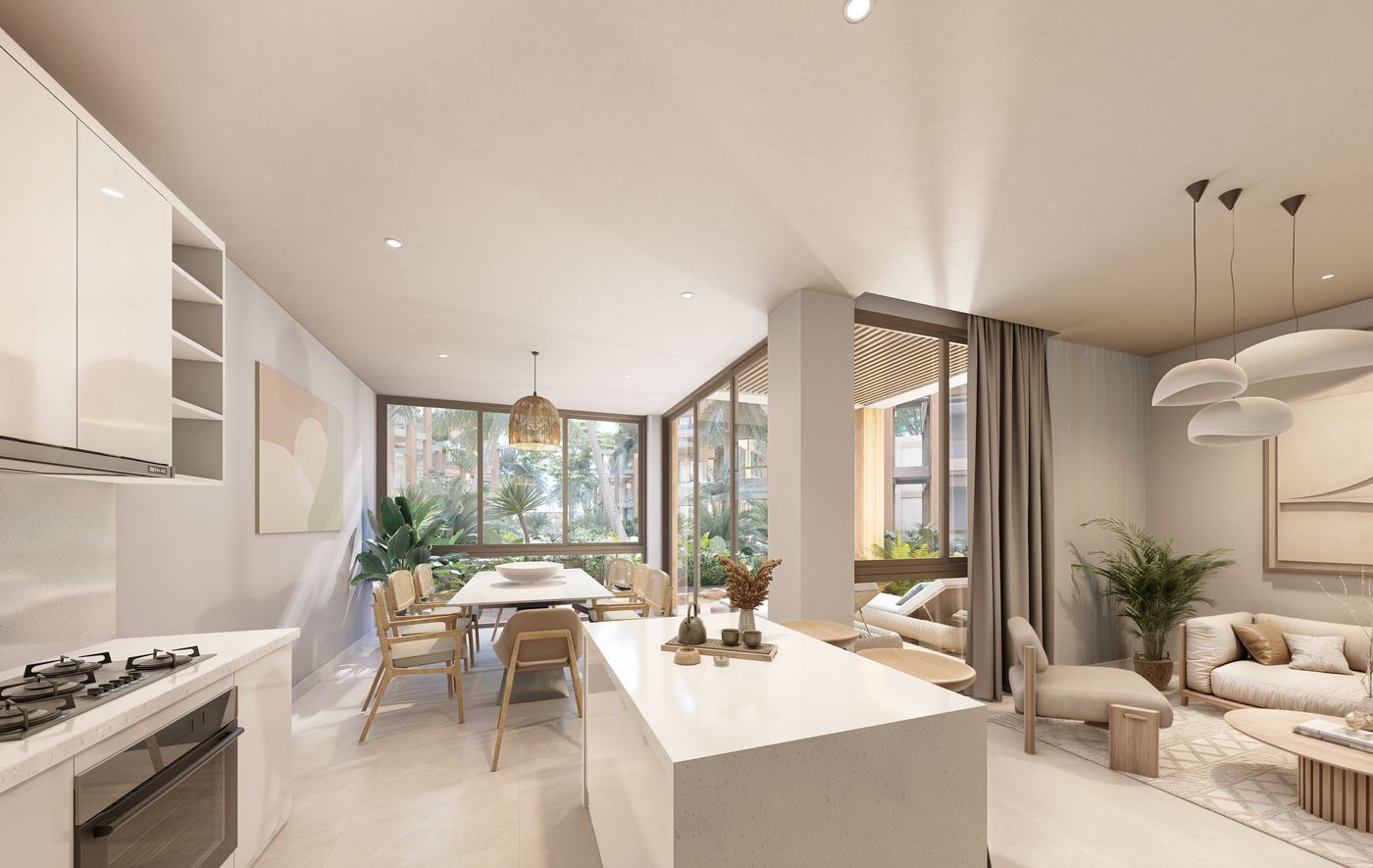 Casa Cristalina — Interior living space
